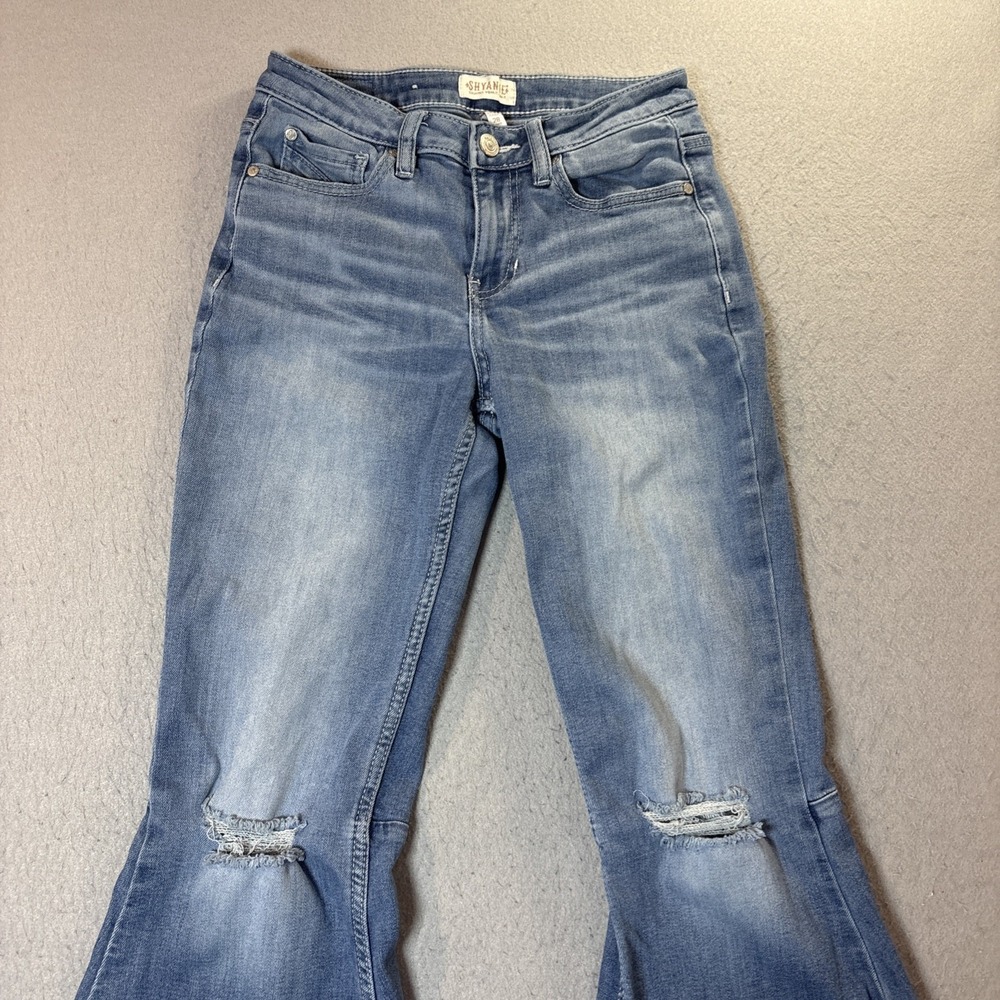 Shyanne Jeans Women's 28 Super Flare Bell Bottom Ripp Style Lot of 2 - Picture 15 of 16